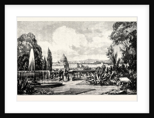 The Vatican from Monte Pincio. Rome Italy by Anonymous