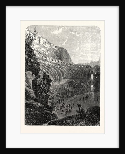 The Coliseum Before the Recent Excavations. by Anonymous