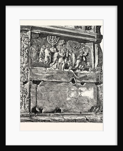 Frieze from the Arch of Titus. Rome Italy by Anonymous