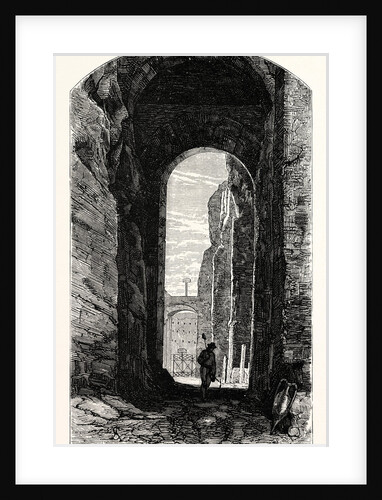 Porta Romana on the Palatine. Rome Italy by Anonymous