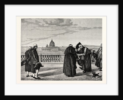 On the Pincian with St. Peter's in the Distance by Anonymous