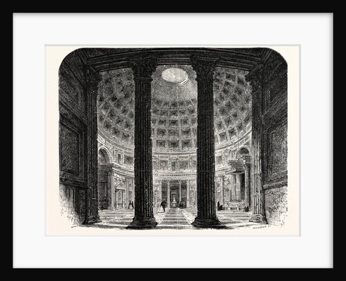 Interior of the Pantheon. Rome Italy by Anonymous