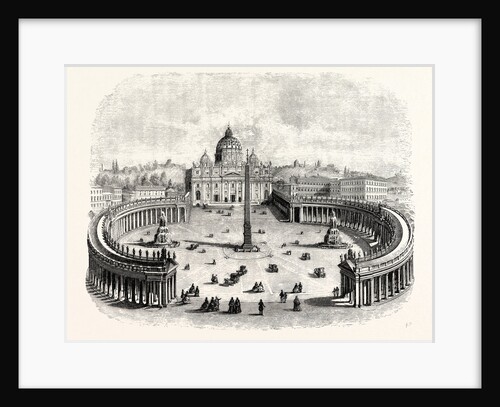 General View of St. Peters and the Vatican. Rome Italy by Anonymous