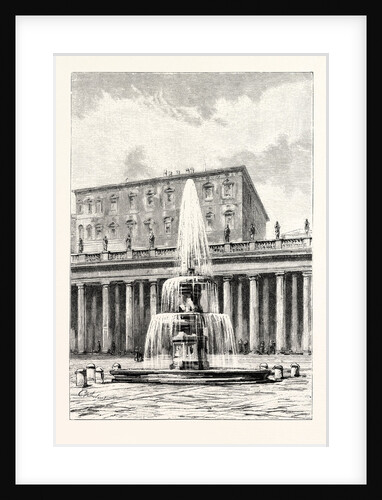 Fountain in Front of the Vatican. Rome Italy by Anonymous