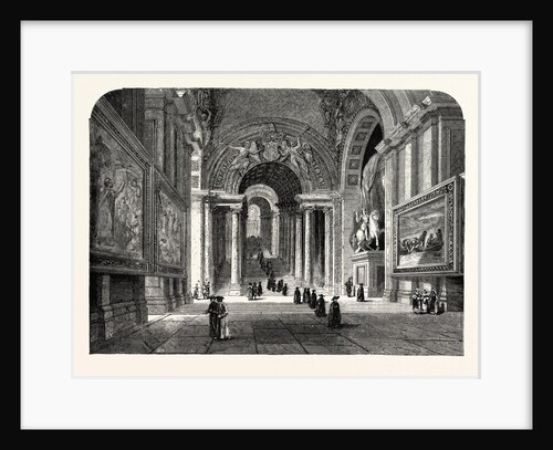 The Scala Regia of the Vatican. Rome Italy by Anonymous