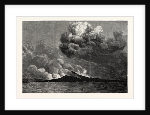 Eruption of Mount Vesuvius in 1872 by Anonymous