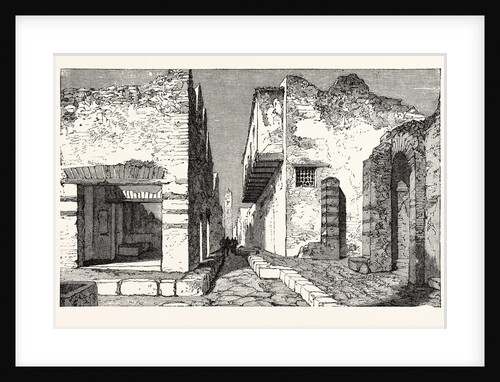 Street in Pompeii by Anonymous