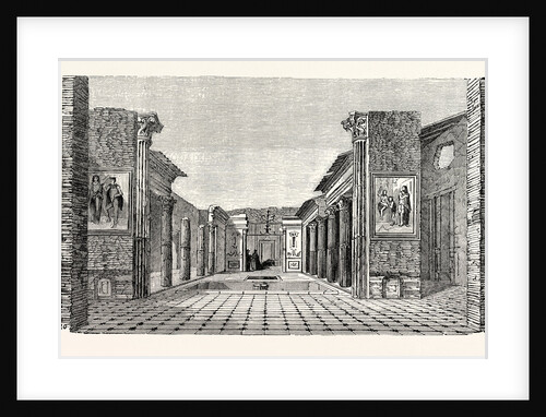 Peristyle of the House of the Questor by Anonymous