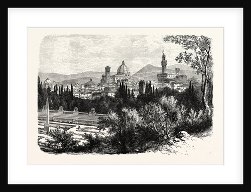 Florence from the Boboli Gardens by Anonymous