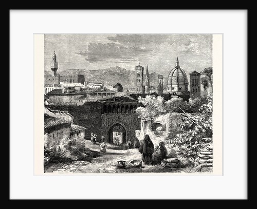 Florence from above the Porta San Nicolo by Anonymous