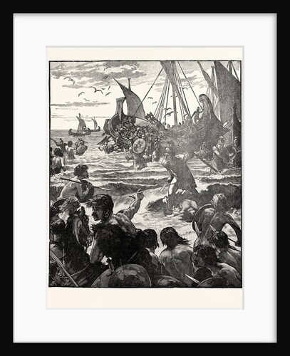 Landing of the Romans on the Coast of Kent by Anonymous