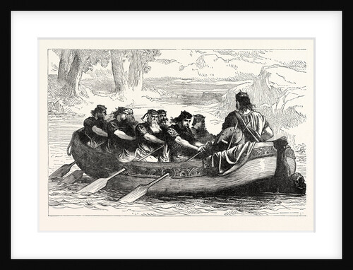 Edgar the Peaceable Being Rowed Down the Dee by Eight Tributary Princes by Anonymous