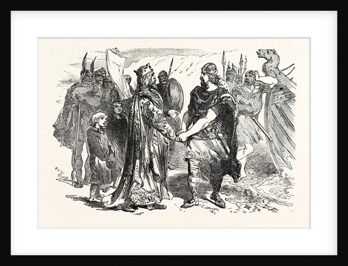 Meeting of Edmund Ironside and Canute on the Island of Olney by Anonymous