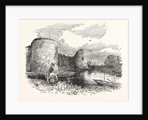 Pevensey Castle by Anonymous