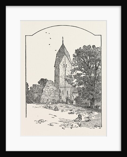 Tower of Sompting Church by Anonymous