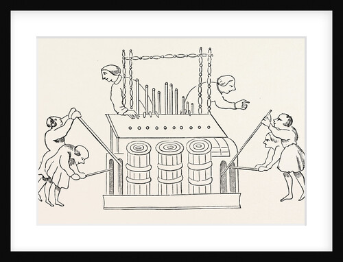 Grand Organ with Bellows and Double Keyboard by Anonymous