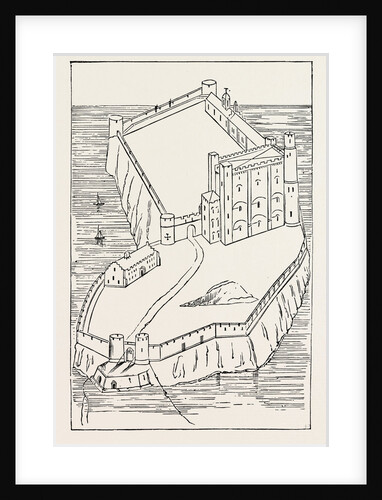 Plan of a Norman Castle. by Anonymous