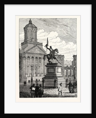 Statue of Godfrey De Bouillon Brussels by Anonymous