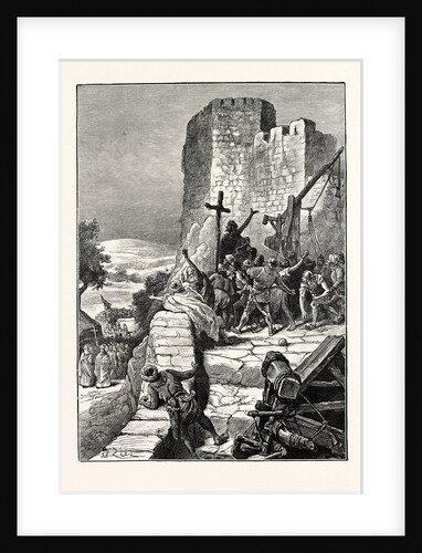 Procession of the Crusaders Round the Walls of Jerusalem by Anonymous