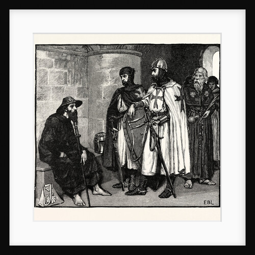 Pilgrim, Palmer, Hospitaller, Templar Knight, and Conventual Templar by Anonymous