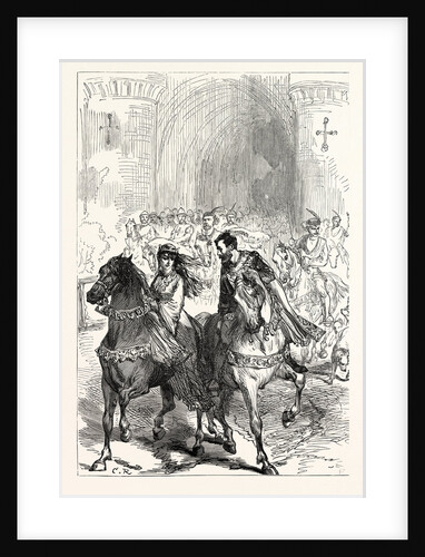 Robert of Normandy Paying Court to the Lady Sibylla by Anonymous