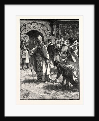 Becket Before His Enemies in the Council Hall at Northampton by Anonymous
