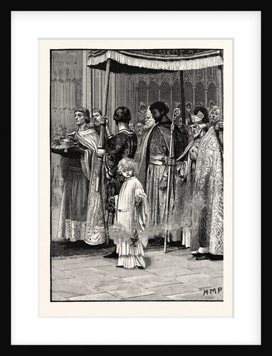 Coronation of Richard in Westminster Abbey: The Procession Along the Aisle by Anonymous