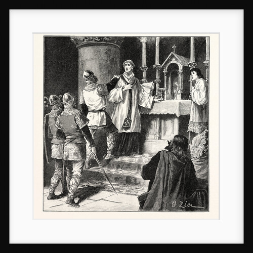 Arrest of Archbishop Geoffrey in a Monastery at Dover by Anonymous