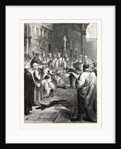 John Doing Homage to the Pope's Legate by Anonymous