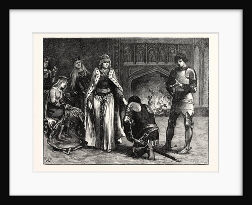 Prince Edward Introducing Adam Gourdon to the Queen by Anonymous