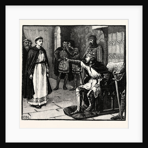 The Abbot of Arbroath Before King Edward by Anonymous