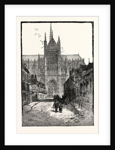 Porch of the Golden Virgin: Amiens Cathedral by Anonymous