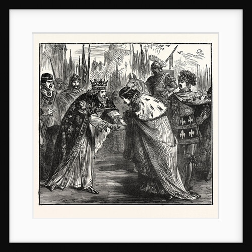 Edward Receiving King John of France by Anonymous