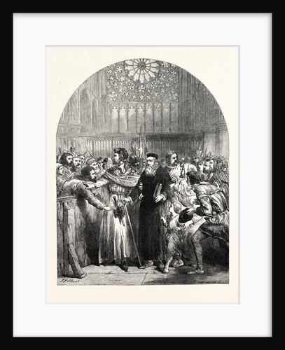 John Wycliffe Appearing in St. Paul's Cathedral to Answer the Charge of Heresy by Anonymous
