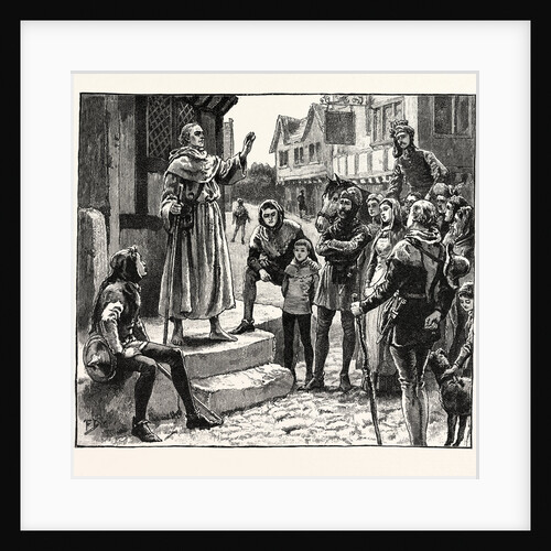 One of Wycliffe's Poor Priests Preaching to the People by Anonymous