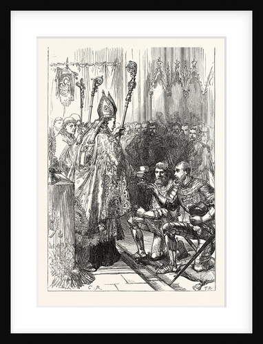 The Dukes of Orleans and Burgundy at the Church of the Augustines by Anonymous