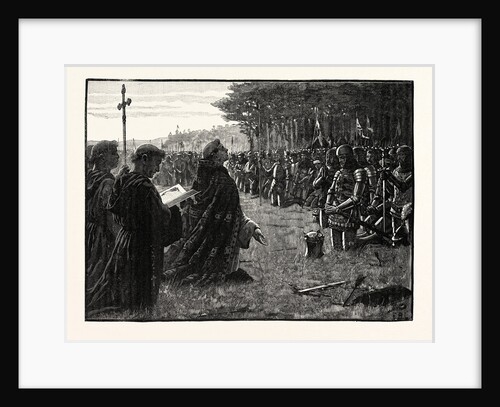 The Thanksgiving Service on the Field of Agincourt by Anonymous