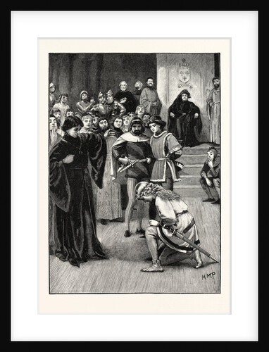 Joan of Arc Before Charles by Anonymous