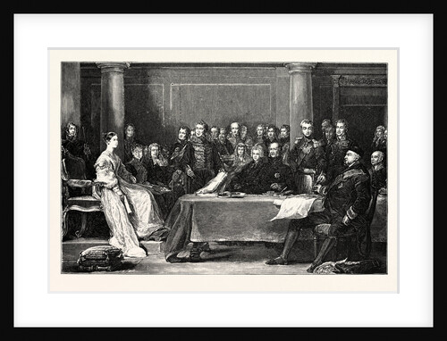 Queen Victoria's First Council. by Anonymous