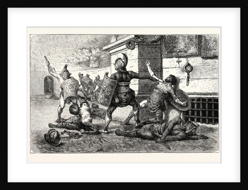 Vanquished Gladiator in the Arena Appealing to the People for His Life by Anonymous