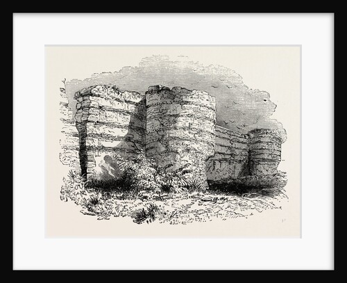 Roman Masonry Remains of Fortress Walls in Britain. by Anonymous