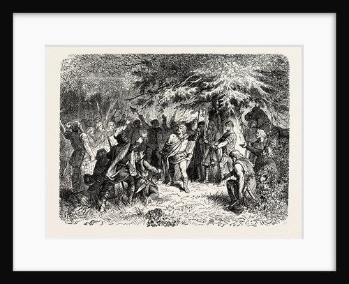 An Anglo-Saxon Chief and His Warriors. by Anonymous