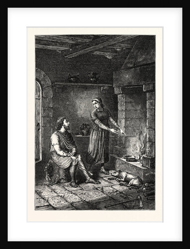 Alfred in Adversity. The Burning of the Cakes. by Anonymous