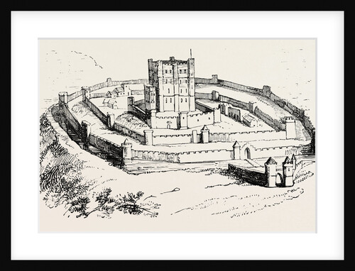 Feudal Castle of the Time of Henry II. by Anonymous