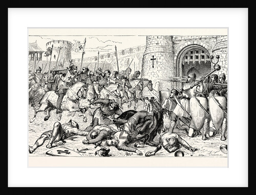 Attack and Defence of a Castle 12th Century by Anonymous