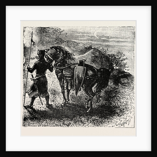 Knight and Horse by Anonymous