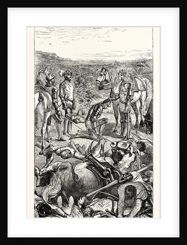Chivalric Customs. Knighting on the Battlefield. by Anonymous
