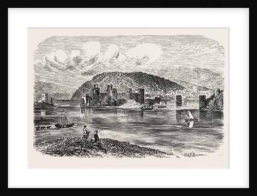Conway Castle and Town. by Anonymous
