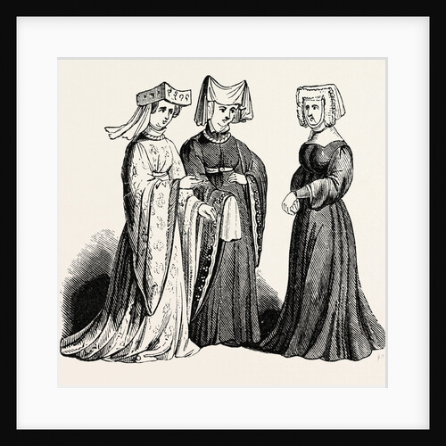 Costume of Noblewomen. Time of Edward I. And Edward II. by Anonymous