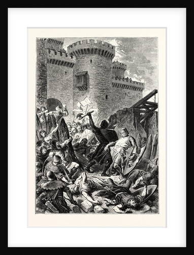 Border Warfare Attack of a Castle. by Anonymous